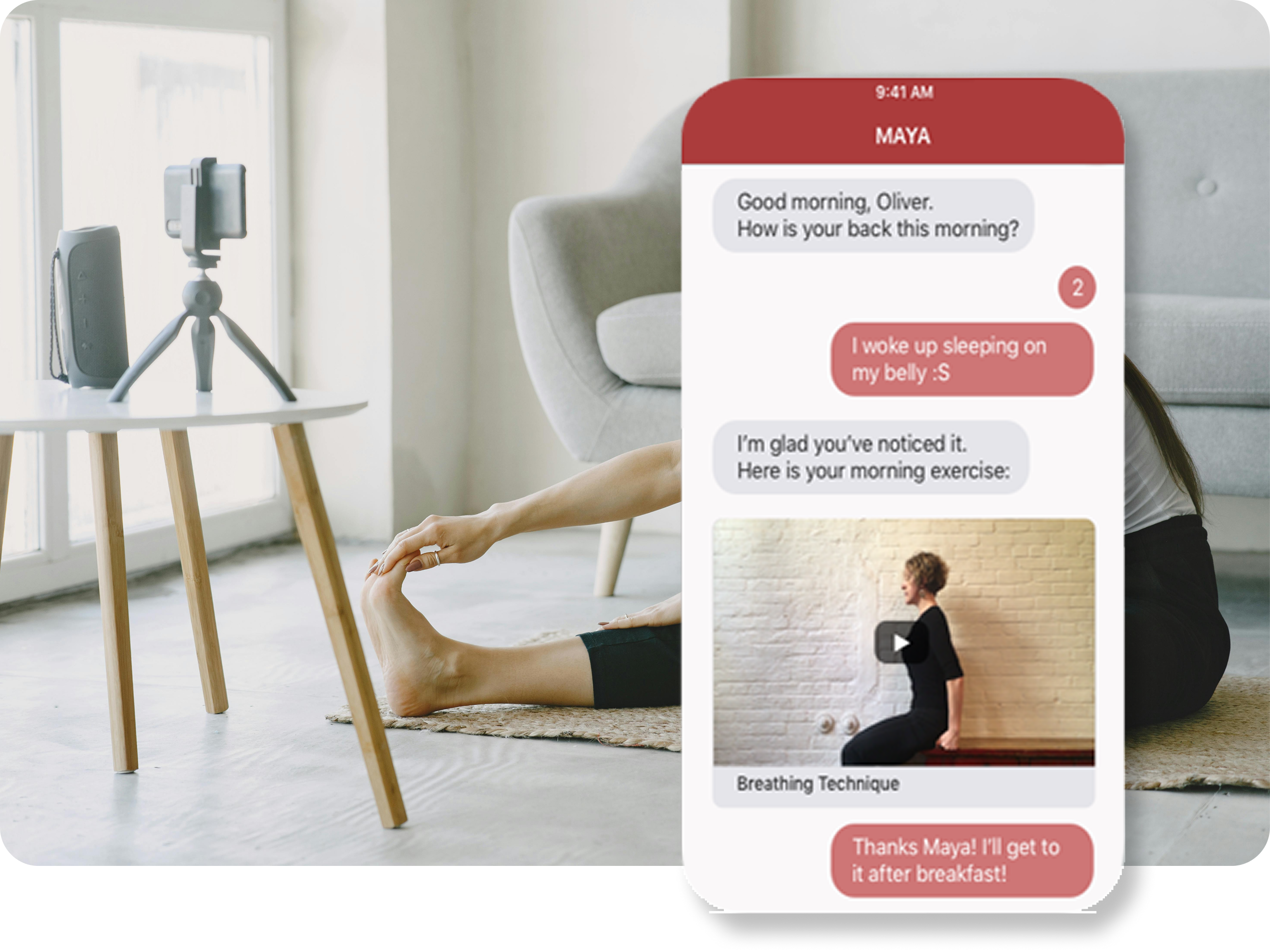 Mobile website example