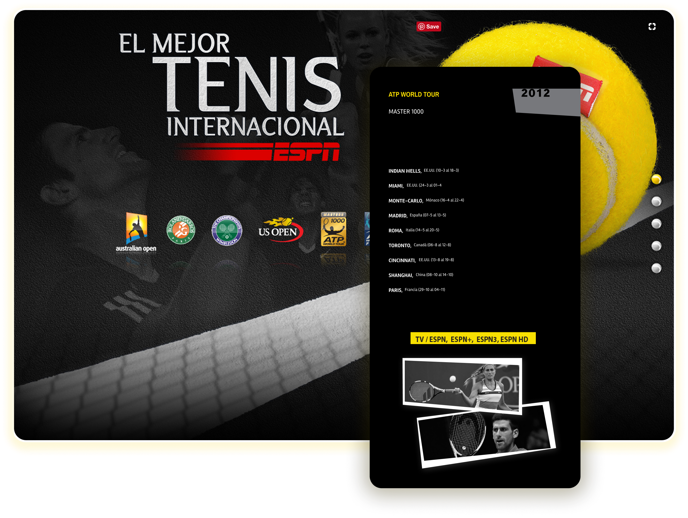 Mobile website example